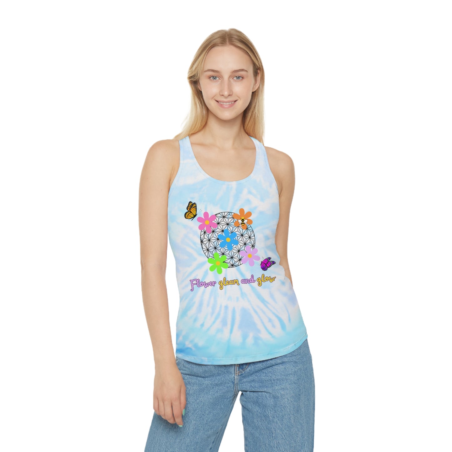 Flower Tie Dye Tank
